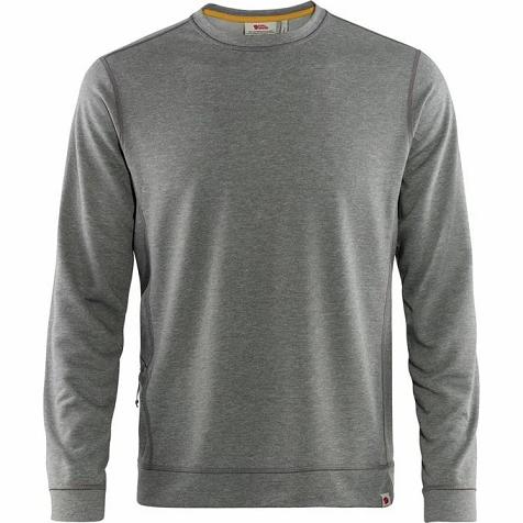 Fjallraven Men High Coast Sweater Grey PH20441 Philippines